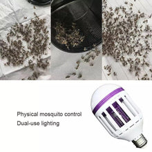 Charger l'image dans la galerie, Mosquito Killer Light Bulbs,2-In-1 Bug Zapper Light Environmental Electric Mosquito Fly Killer LED E27 Without Radiation UV Insect Killer Mute...