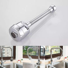 Charger l'image dans la galerie, Polytree 360 Degree Water Swivel Faucet, Splash-Proof Faucet Splash Head for Bathroom Kitchen Tap Nozzle Filter, Double Mode Water Saving Faucet Extender