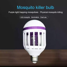 Charger l'image dans la galerie, Mosquito Killer Light Bulbs,2-In-1 Bug Zapper Light Environmental Electric Mosquito Fly Killer LED E27 Without Radiation UV Insect Killer Mute...
