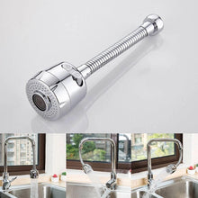 Charger l'image dans la galerie, Polytree 360 Degree Water Swivel Faucet, Splash-Proof Faucet Splash Head for Bathroom Kitchen Tap Nozzle Filter, Double Mode Water Saving Faucet Extender
